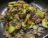 茄子のひき肉ピリ辛そうめん作り方2写真