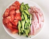 簡単♪サラダそうめん作り方2写真