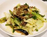 ピリ辛!挽肉とナスの味噌炒め作り方5写真