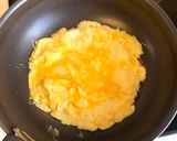 天津飯をアレンジした☆ふわふわ天津パスタ作り方4写真