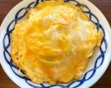 天津飯をアレンジした☆ふわふわ天津パスタ作り方5写真