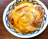 天津飯をアレンジした☆ふわふわ天津パスタ作り方6写真