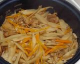 ベビーホタテの炊き込みご飯作り方6写真