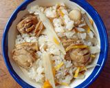 ベビーホタテの炊き込みご飯作り方8写真