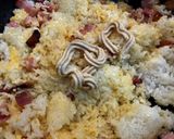 簡単レタス炒飯作り方5写真