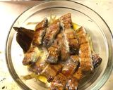 電子レンジでうな玉丼作り方6写真