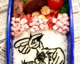 キャラ弁 海苔で 簡単☆ポケモン ルギア作り方7写真