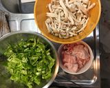 豚バラ肉とピーマンの海老香炒め作り方1写真