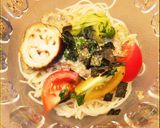 鯖缶で簡単・私の★濃厚冷や汁ぶっかけ麺作り方8写真