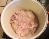 鶏のもも肉と、しらたきの煮物、美味です！作り方5写真