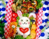 『うさぎちゃん』弁当♡キャラ弁作り方13写真