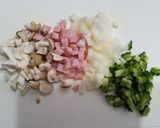 簡単！ゴーヤのチャーハン！作り方1写真