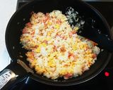 母さんの味!にんにくレタス炒飯☆作り方8写真