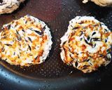 ひじきのハンバーグ☆えのきあんかけ作り方5写真