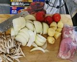 無水トマトきのこカレー作り方1写真