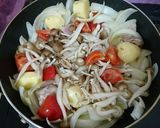 無水トマトきのこカレー作り方3写真