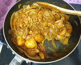無水トマトきのこカレー作り方5写真
