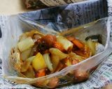 親子で防災 ポリ袋カレー作り方12写真