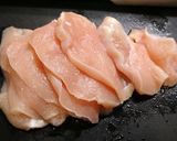 簡単！むね肉とオクラのネバネバ炒め作り方1写真