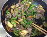 牛肉と野菜のオイスターソース炒め作り方5写真