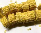 トウモロコシと鶏手羽元の煮物作り方1写真