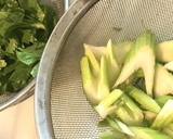豚肉と鶏肉できゅうりとセロリの中華炒め作り方2写真