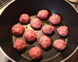 ミートボールwithトマトクリームソース作り方5写真