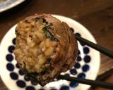 寝かせ玄米で☆肉巻きおにぎり作り方4写真