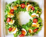 鶏ハムのリースサラダ人参ドレッシング作り方5写真