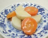 長芋・人参の梅バター煮☆作り方4写真