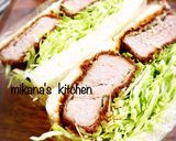 照り焼きチキンとアボカドのサンドイッチ♪作り方4写真