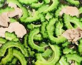 ポン酢風味ゴーヤーチャンプルー●納豆添え作り方2写真