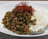 簡単ランチ☆ピーマンと挽き肉の炒めごはん作り方6写真