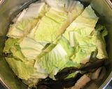 豆腐と白菜とほうれん草の甘酒汁作り方2写真