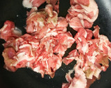 おっさんの野菜と豚肉コマの油炒め作り方4写真