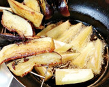 マクロビ☆なすの揚げ出し きのこあん掛け作り方1写真