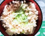 豆腐、たぬき丼作り方4写真