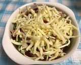 ピザの上の部分!?トマトのズボラ1人飯作り方3写真