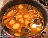 ナスと肉団子ときのこのカレースープ作り方3写真