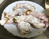 カボチャのベーコン巻きフライ☆作り方5写真