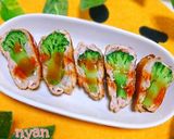 ブロッコリーの肉巻きカレーチャップ♡作り方7写真