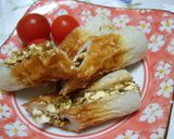 美味い！ちくわの天ぷら♥クリチ＋岩のり♥作り方4写真
