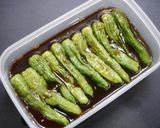 簡単！漬け焼きで旨旨☆まるごとししとう作り方2写真