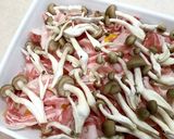 豚バラ肉とホワイトオニオンのレンチン蒸し作り方3写真