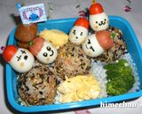 うずらでどんぐりん❤キャラ弁❤作り方2写真