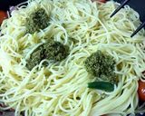 トマトとインゲンのジェノベーゼパスタ作り方6写真