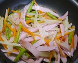簡単！カレーで野菜炒め作り方3写真
