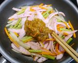 簡単！カレーで野菜炒め作り方4写真