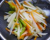 簡単！カレーで野菜炒め作り方1写真