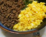 フライパン一つで作る三色丼☆作り方10写真